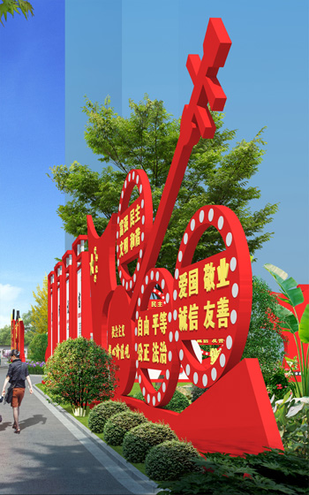 黨建文化墻設計為何莊重、有文化底蘊？
